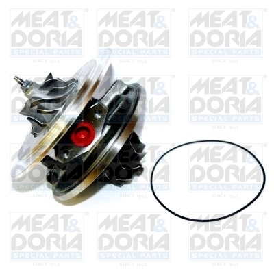 Core assembly, turbocharger